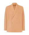 Issey Miyake Long-sleeved Suit Coat In Nude
