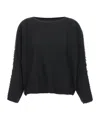 Issey Miyake Black Campagne Sweater In Black
