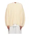 Issey Miyake Long-sleeved Sweater In Nude