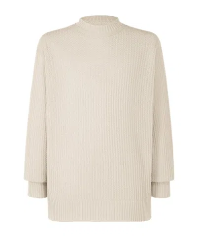 Issey Miyake Long-sleeved Sweater In Nude