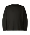 Issey Miyake Long-sleeved T-shirt In Black