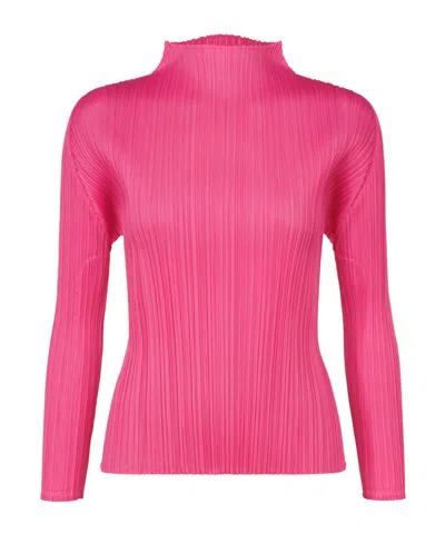 Issey Miyake Long-sleeved T-shirt In Pink
