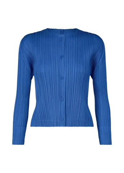 Issey Miyake Long-sleeved Tops In Blue
