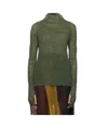 Issey Miyake Chiffon Twist 3 Sheer Top In Green
