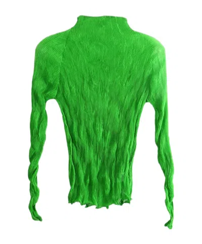 Issey Miyake Long-sleeved Cover-up In Green