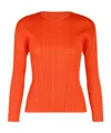 Issey Miyake Long-sleeved Top In Multi