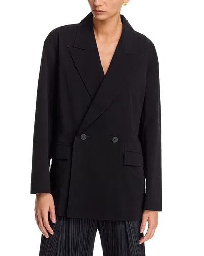 Issey Miyake Looped Jacket In Black