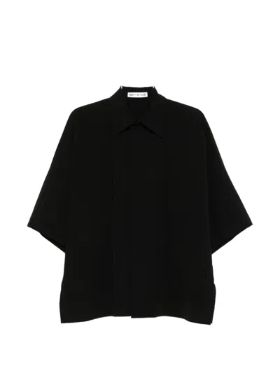 Issey Miyake Looped Shirt In Black