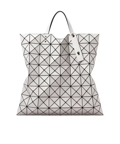 Issey Miyake Lucent Matte Geometric Tote Bag In Gray