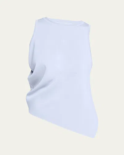 Issey Miyake Luster Draped Knit Tank Top