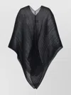 Issey Miyake Madame-t Small Pleated Sheer Stole