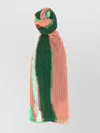 Issey Miyake Green Grainy Colors Madame-t Stole