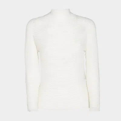 Issey Miyake Maglie Bianco In White
