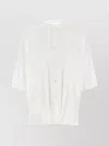 Issey Miyake 'mandarin Collar Pleated Design Shirt'
