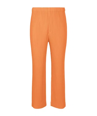 Issey Miyake Trousers In Orange