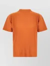 Issey Miyake March Series Pleated Crew Neck Shirt In Orange