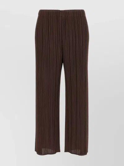 Issey Miyake March Trousers With Elastic Waistband And Wide Leg