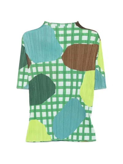 Issey Miyake Market Short-sleeves Top In Green