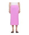 Issey Miyake Pink May Loop Bottoms Midi Skirt In Pink