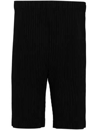 ISSEY MIYAKE MAY PLISSÉ PLEATED BERMUDA SHORTS