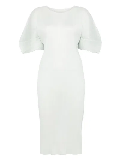 Issey Miyake Mc April Midi Dress In Green