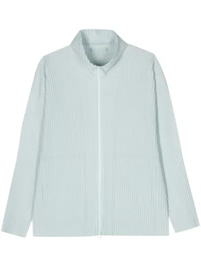 Issey Miyake Mc August Lightweight Jacket In Blue