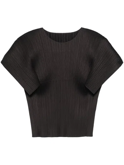 Issey Miyake Mc August Top In Black