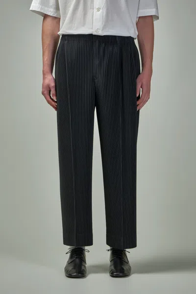 Issey Miyake Pleated Trousers In Black