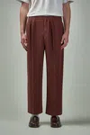 Issey Miyake Mc February Trousers In Brown
