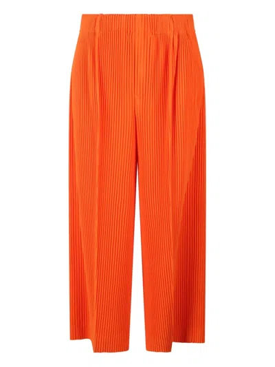 Issey Miyake Mc February Trousers In Orange