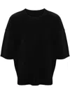 Issey Miyake Release T-shirt Basics Black In Black  