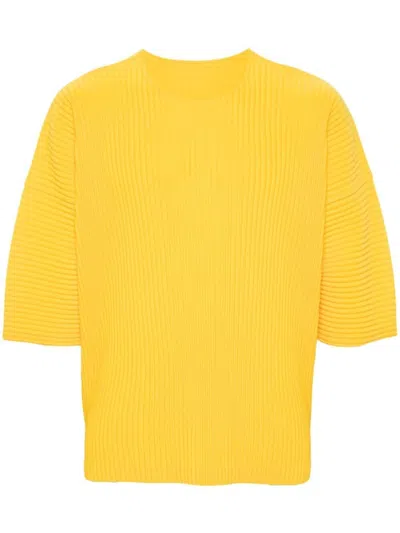 Issey Miyake Hp48jk103 In Yellow
