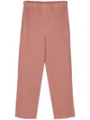 Issey Miyake Mc March Plissé Trousers In Pink