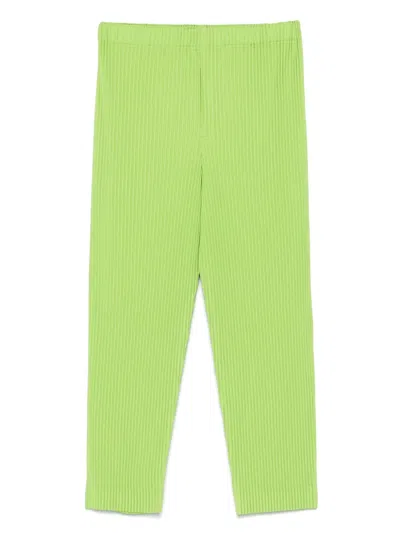 Issey Miyake Mc March Trousers In Green
