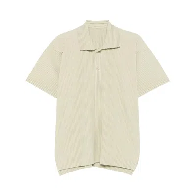 Pre-owned Issey Miyake Mc May Polo 'dry Grass Green' | Men's Size 3