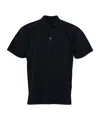Issey Miyake Polo In Poliestere Nero  Uomo In Black