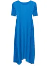 Issey Miyake Mc October Midi Dress In Blue