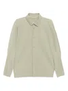 Issey Miyake Mc: October Perforated Shirt In Green
