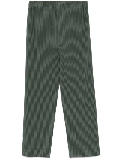 Issey Miyake Mc October Trousers In Green