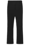 Issey Miyake Elastic Waistband Cropped Pleated Trousers