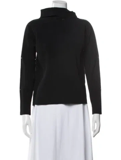 Pre-owned Issey Miyake Me 2023 Turtleneck Top In Black
