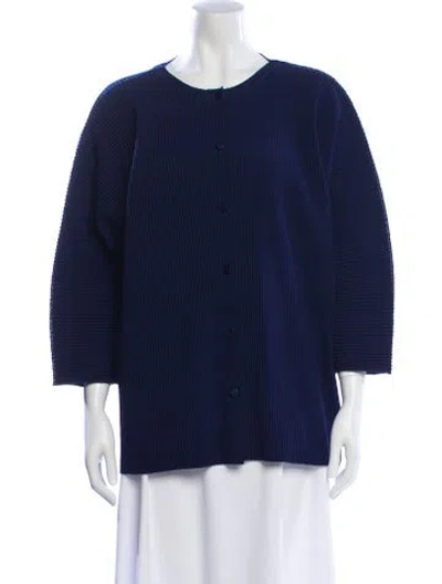 Pre-owned Issey Miyake Me Jacket In Blue