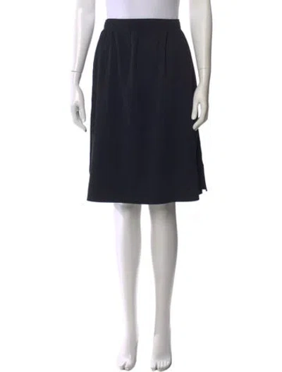 Pre-owned Issey Miyake Me Knee-length Skirt In Black