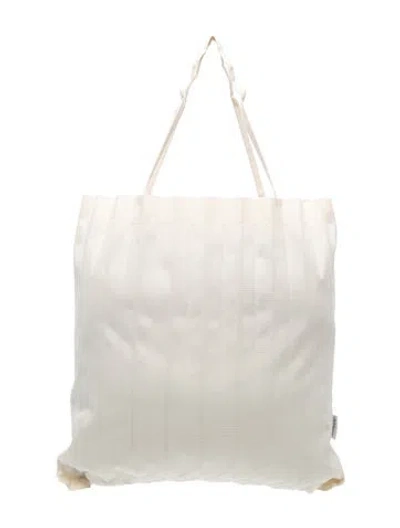 Pre-owned Issey Miyake Me Top Handle Bag In Neutral
