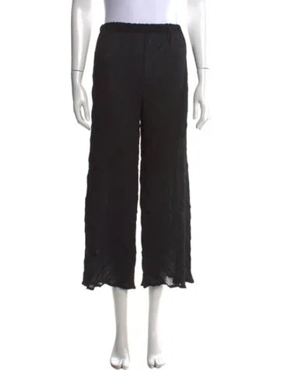 Pre-owned Issey Miyake Me Wide Leg Pants In Black