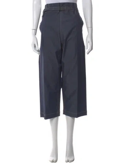 Pre-owned Issey Miyake Me Wide Leg Pants In Blue