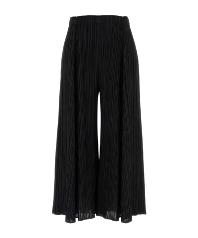 Issey Miyake Mellow Pleated Trousers In Black