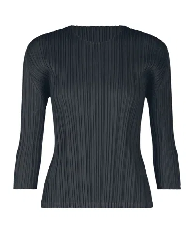 Issey Miyake Mellow Pleats In Black