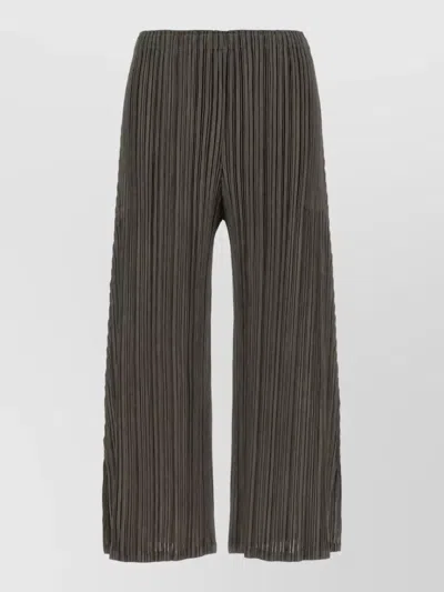 Issey Miyake Mellow Pleats Pants In Gray
