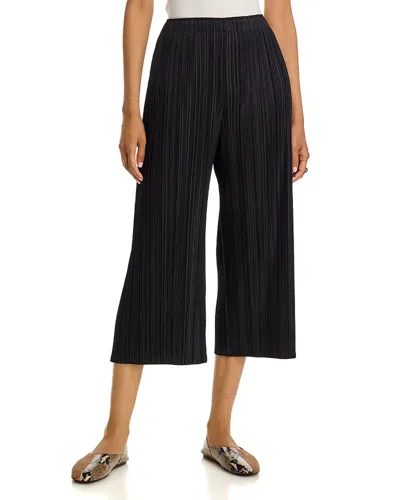 Issey Miyake Mellow Pleats Pants In Black